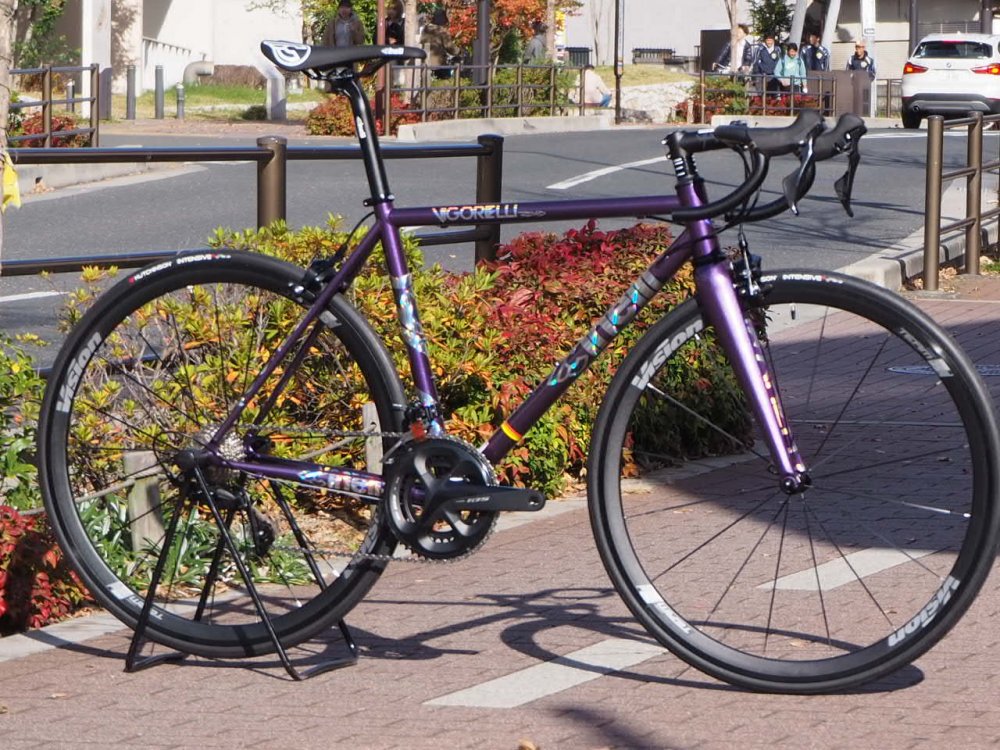 cinelli vigorelli road purple